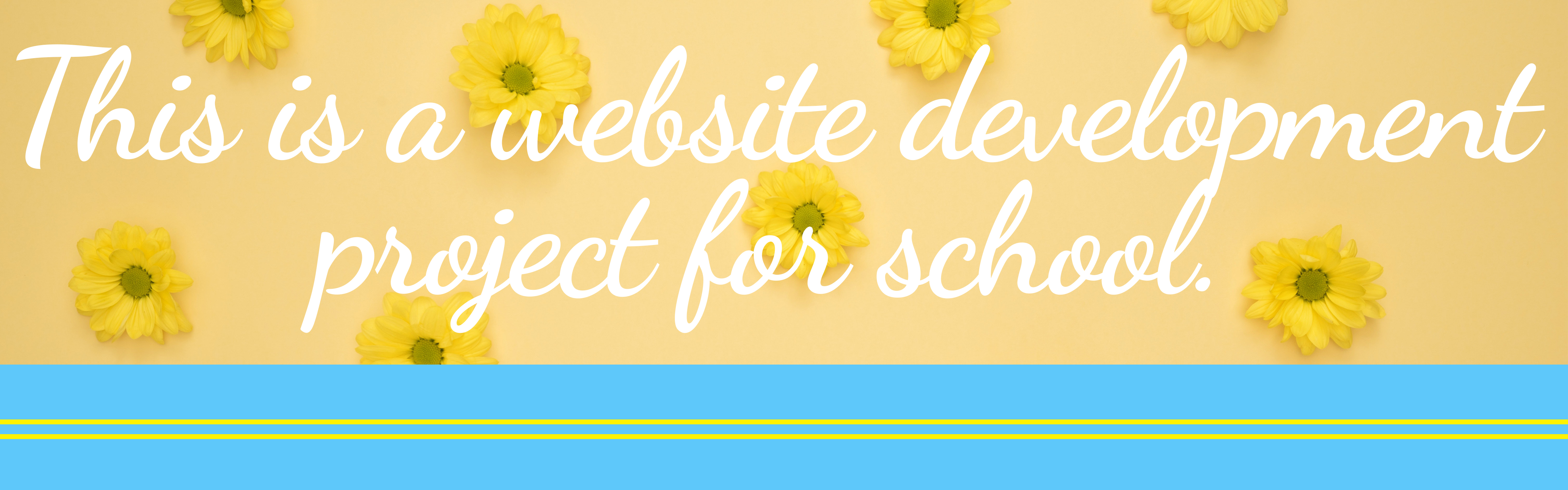 yellow and blue website footer design